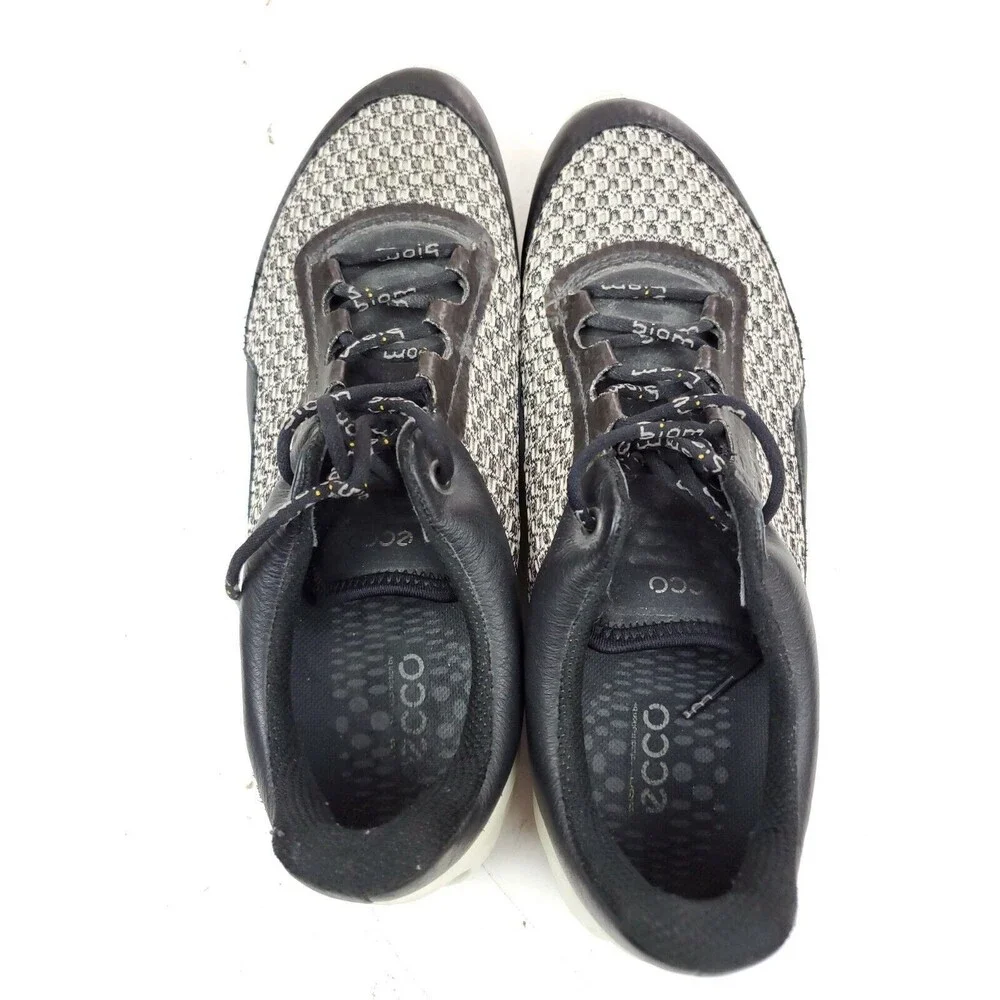 Ecco Biom Fjuel Black-White Women's EUR 40 US 9-9.5